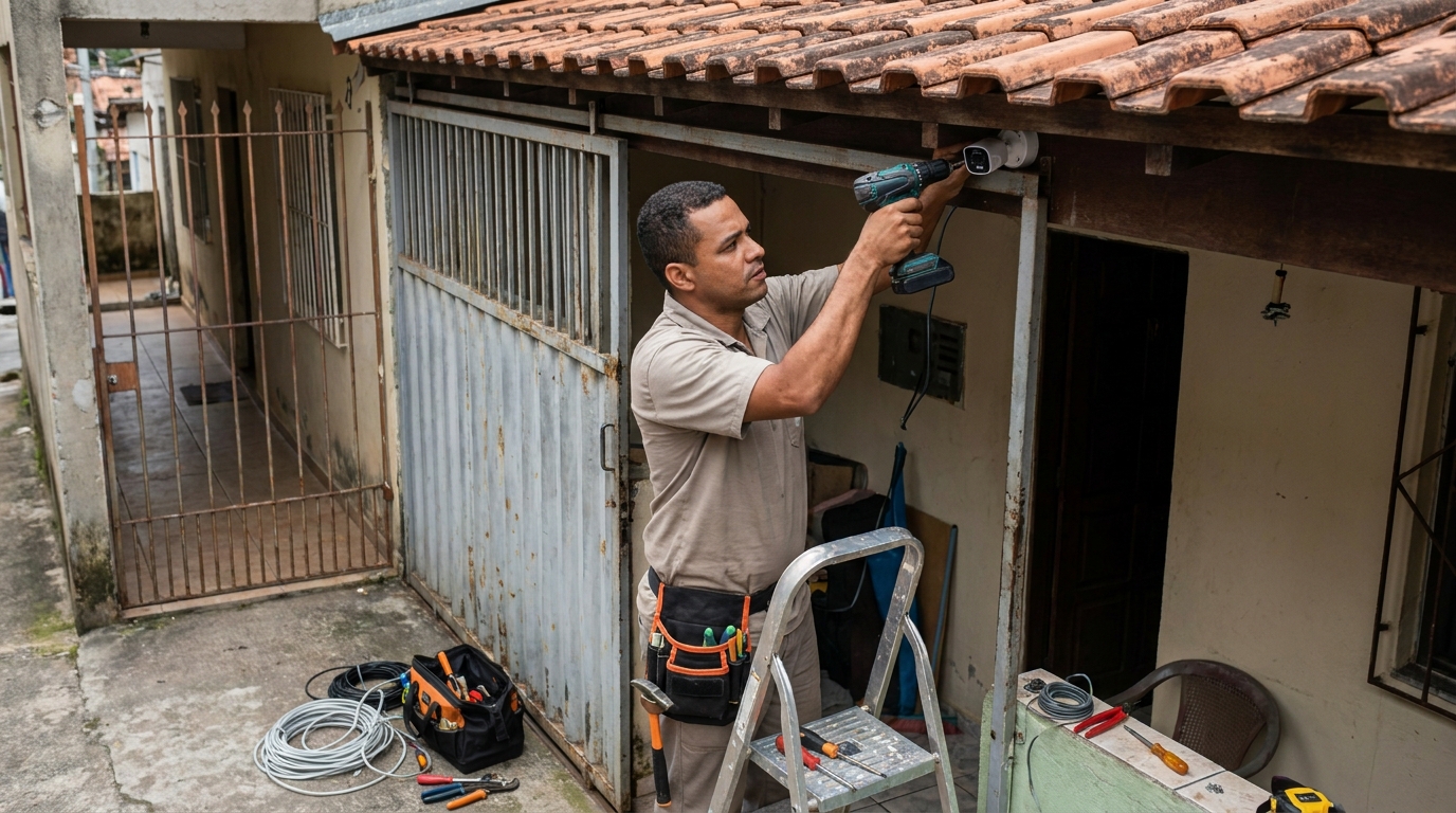 Instalação de Câmera Residencial em Fortaleza‑CE